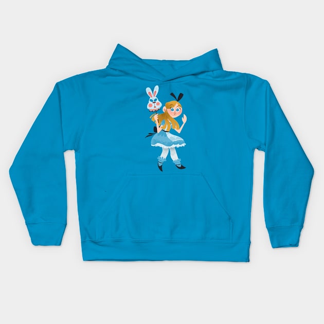 Alice Boo to You Parade Kids Hoodie by EllieMorlino